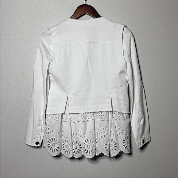 Sea New York Layered Floral Eyelet Jean Jacket - Picture 5 of 13